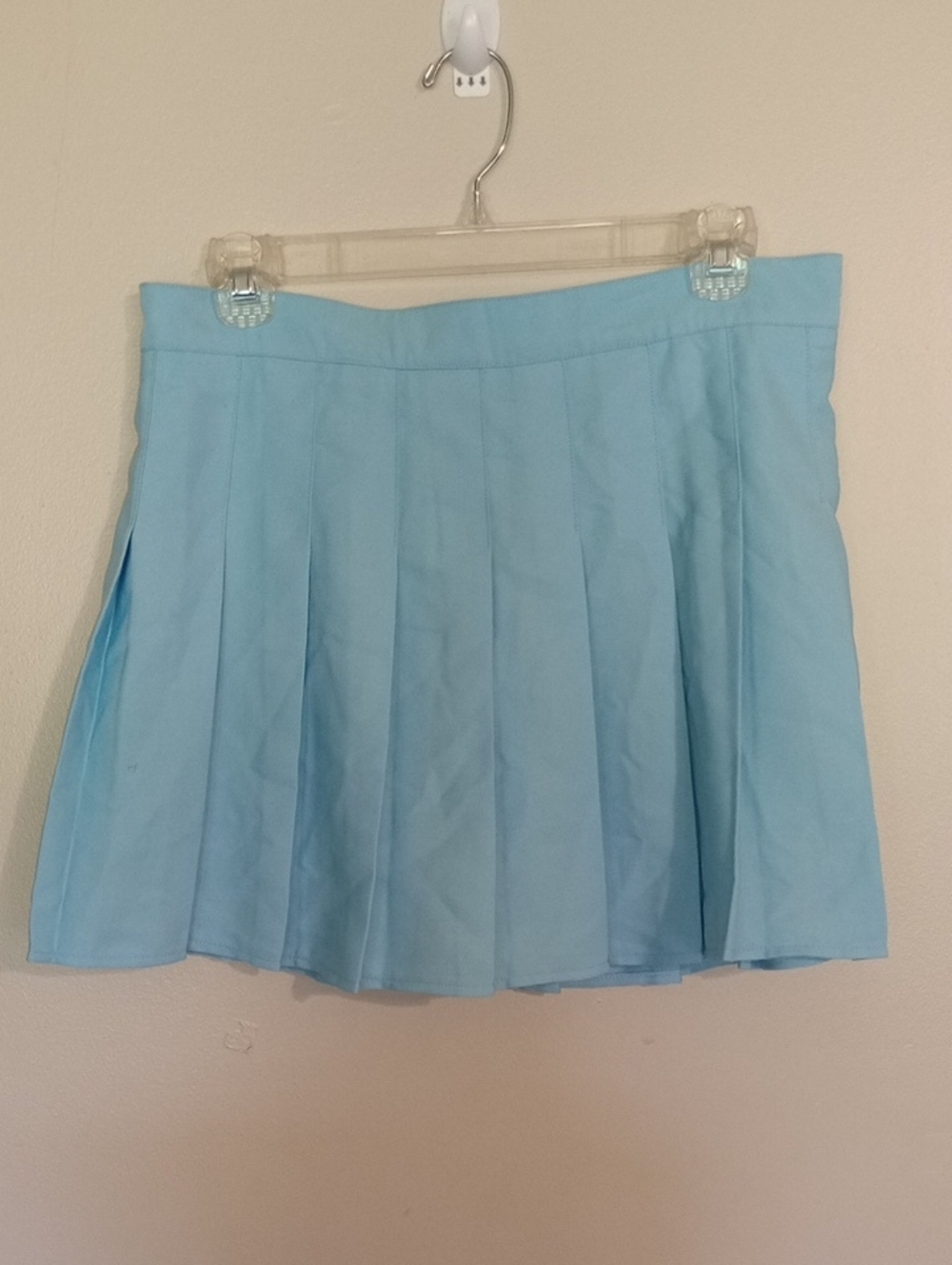 Light Blue Pleated Mini Tennis Skirt -(Skort)  Women